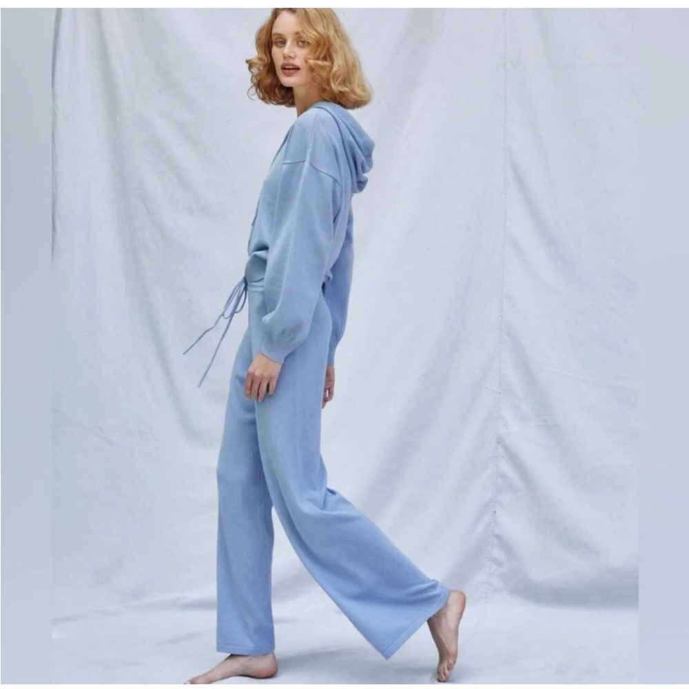 Christy Dawn blue knit set